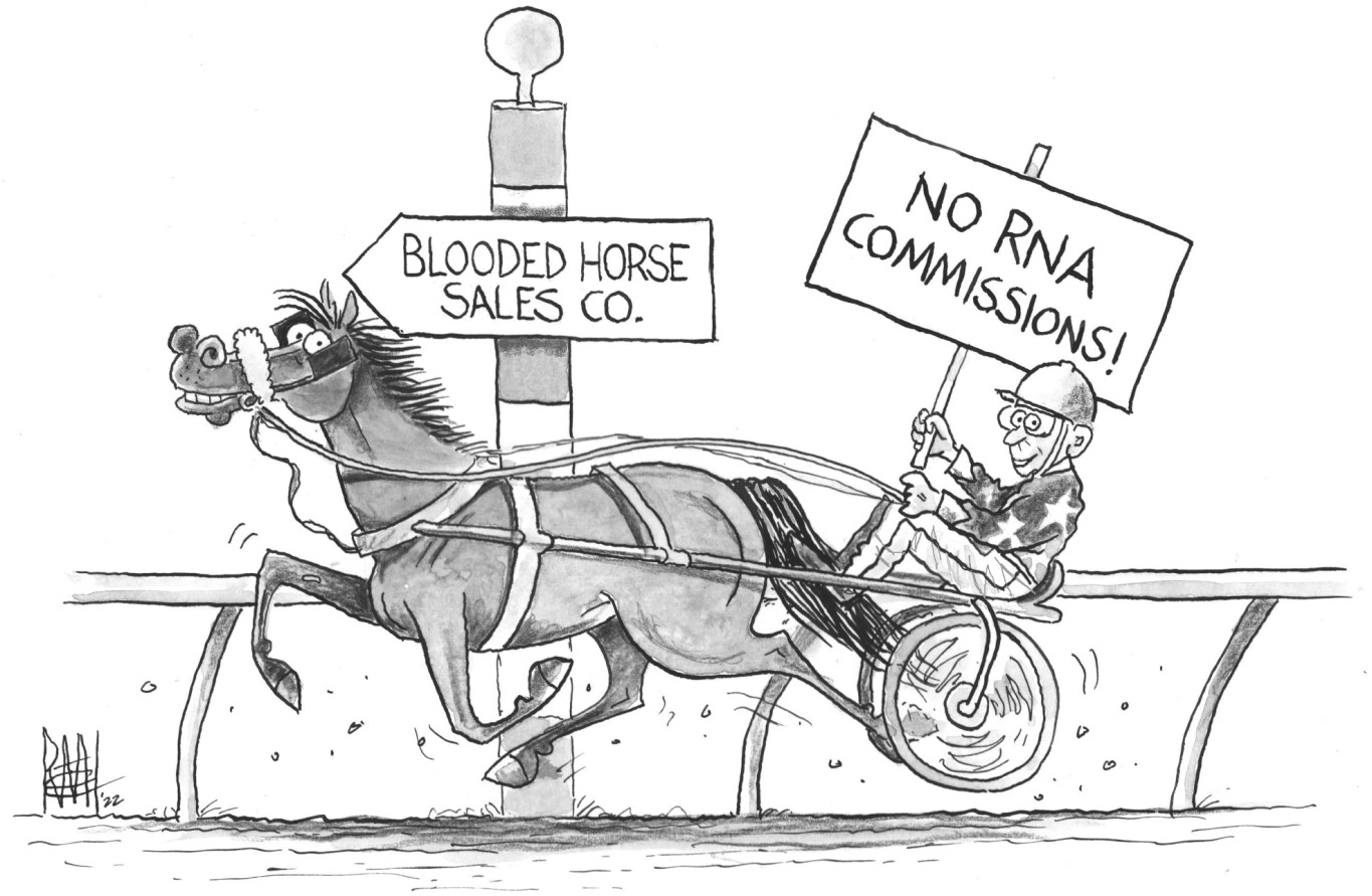Blooded Horse Sales does not charge a additional fee if your horse bid is under the reserve price